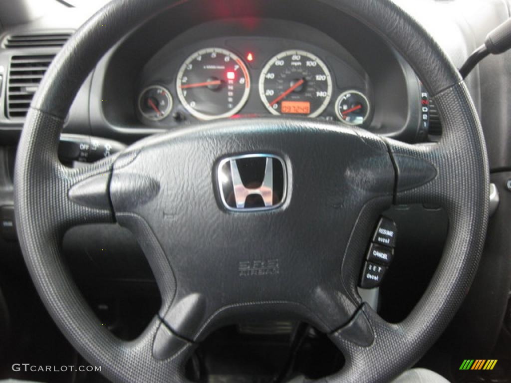 2004 CR-V EX 4WD - Satin Silver Metallic / Black photo #2