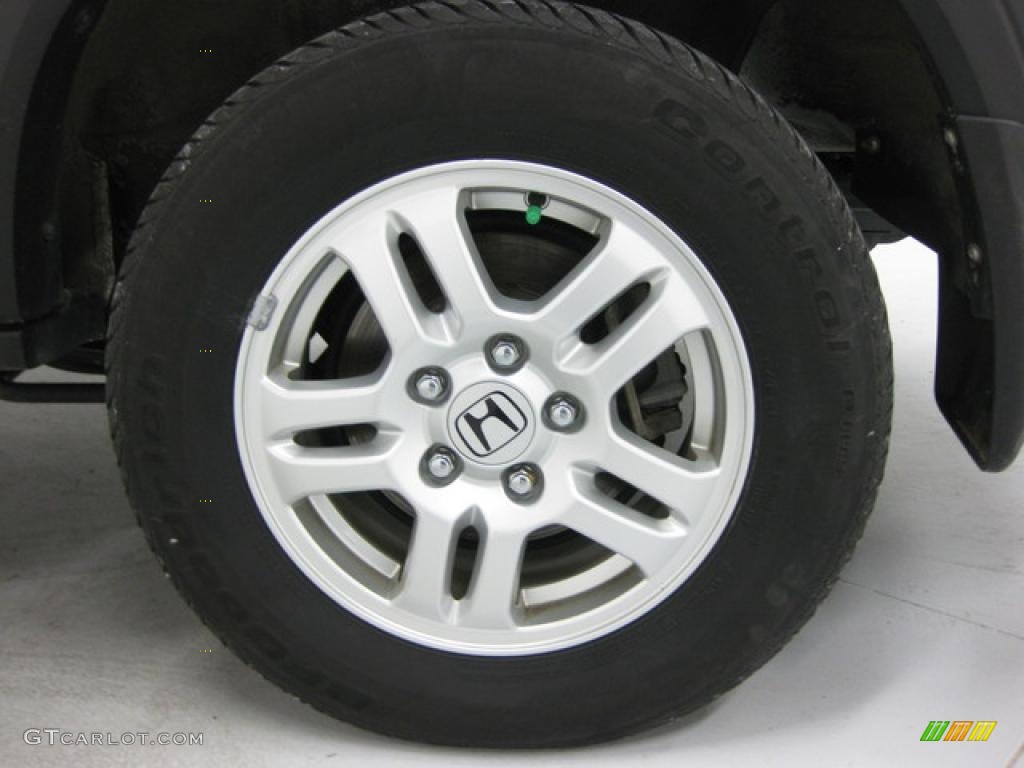 2004 CR-V EX 4WD - Satin Silver Metallic / Black photo #17