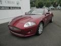 2007 Radiance Red Metallic Jaguar XK XK8 Coupe  photo #1