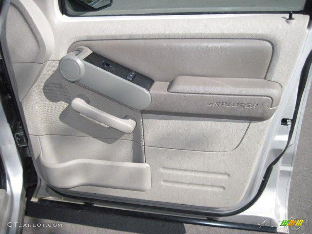 2006 Explorer XLT 4x4 - Silver Birch Metallic / Stone photo #8
