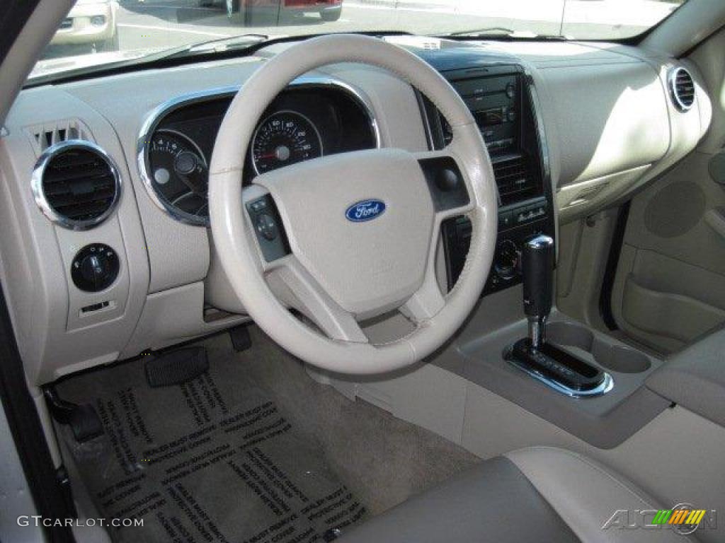 2006 Explorer XLT 4x4 - Silver Birch Metallic / Stone photo #14