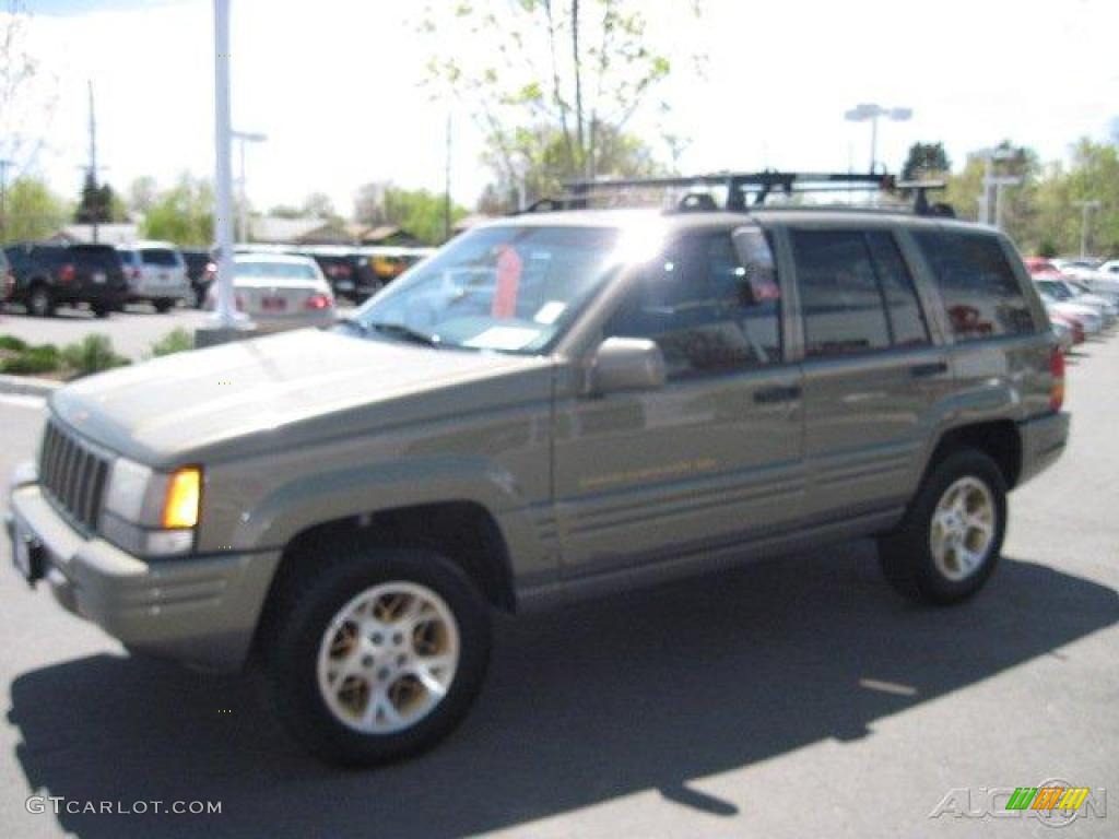 1996 Grand Cherokee Limited 4x4 - Charcoal Gold Satin / Agate photo #5