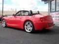 2003 Bright Red BMW Z4 3.0i Roadster  photo #3