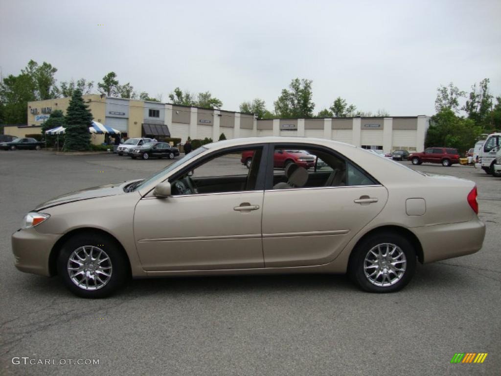 2002 Camry LE - Desert Sand Mica / Taupe photo #11