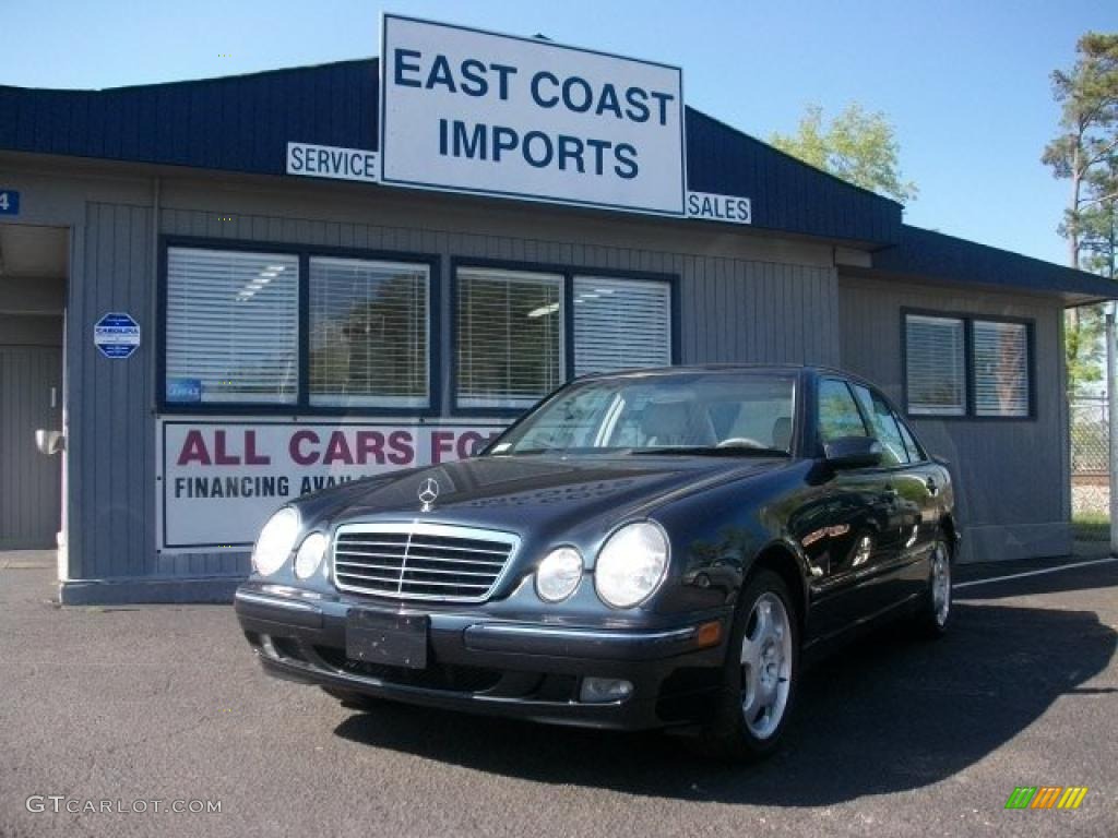 2001 E 430 Sedan - Midnight Blue / Java photo #1