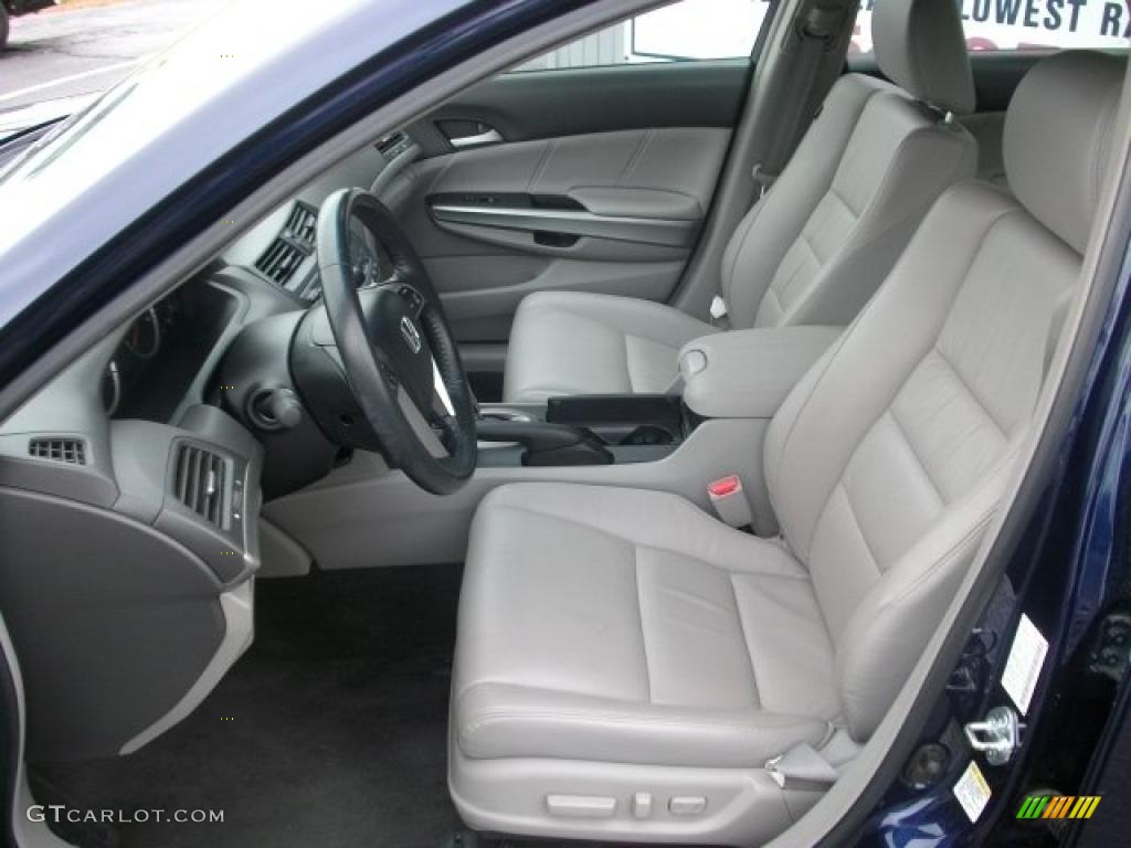 2008 Accord EX-L Sedan - Royal Blue Pearl / Gray photo #9