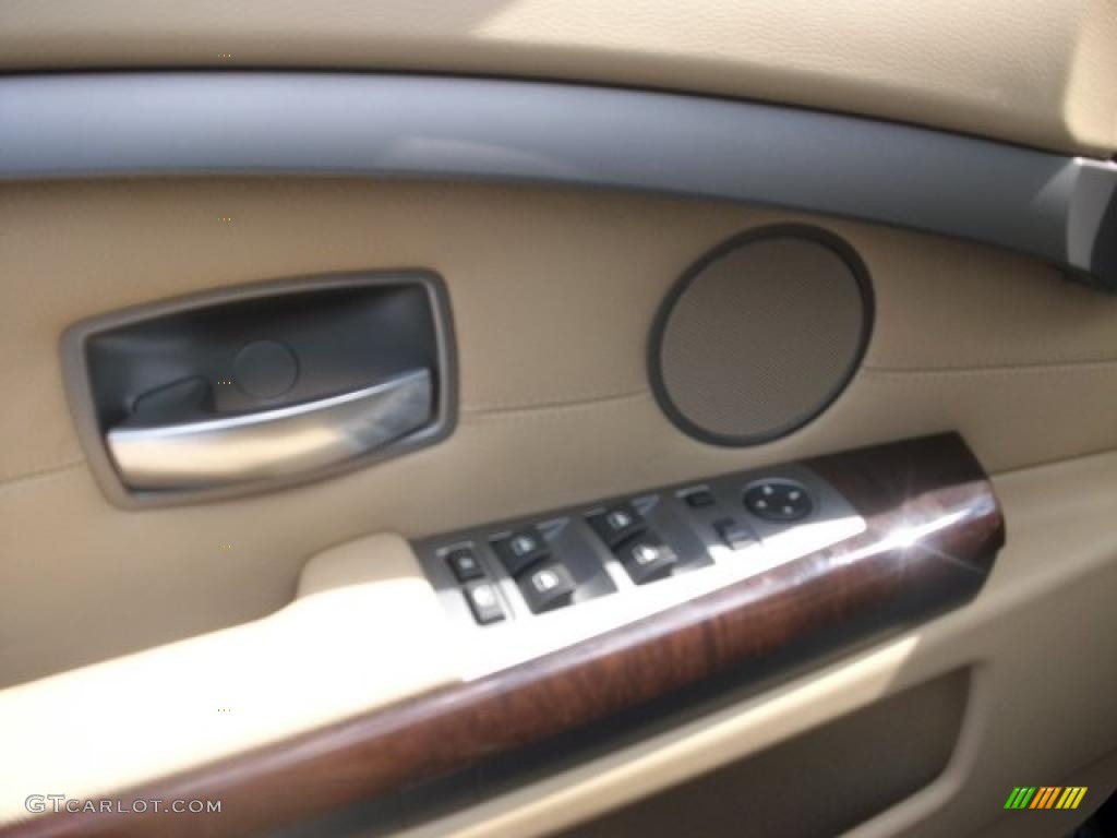 2007 7 Series 750Li Sedan - Black Sapphire Metallic / Beige photo #7