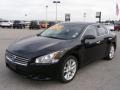 2009 Super Black Nissan Maxima 3.5 S  photo #7