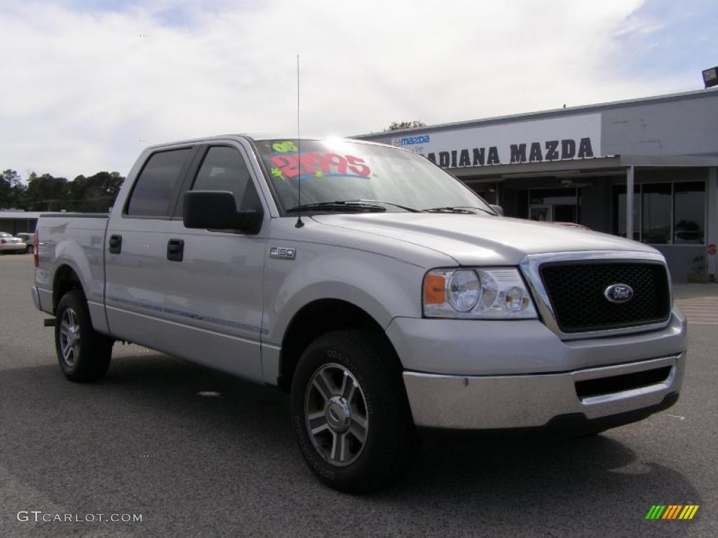 2008 F150 XLT SuperCrew - Silver Metallic / Medium/Dark Flint photo #1