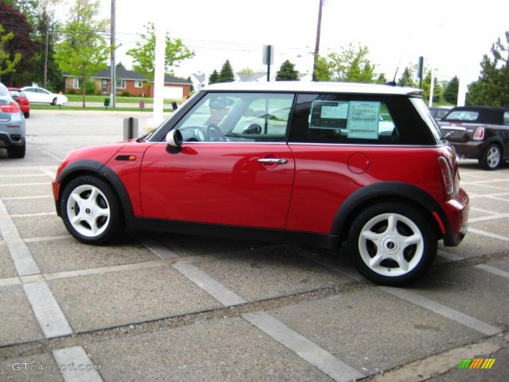 2006 Cooper Hardtop - Chili Red / Space Gray/Panther Black photo #5