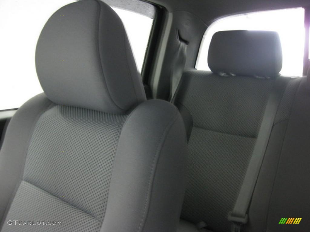 2009 Tacoma V6 TRD Sport Double Cab 4x4 - Super White / Graphite Gray photo #5