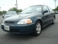 1998 Dark Green Pearl Metallic Honda Civic EX Coupe  photo #1