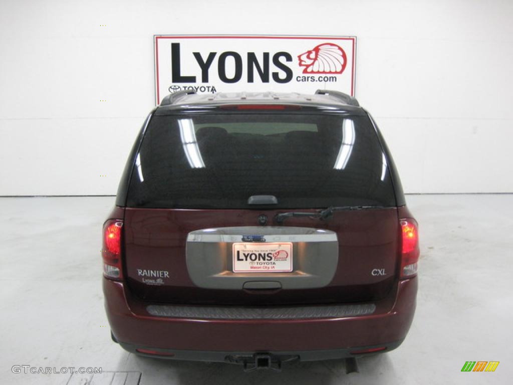 2005 Crimson Pearl Metallic Buick Rainier Cxl Awd