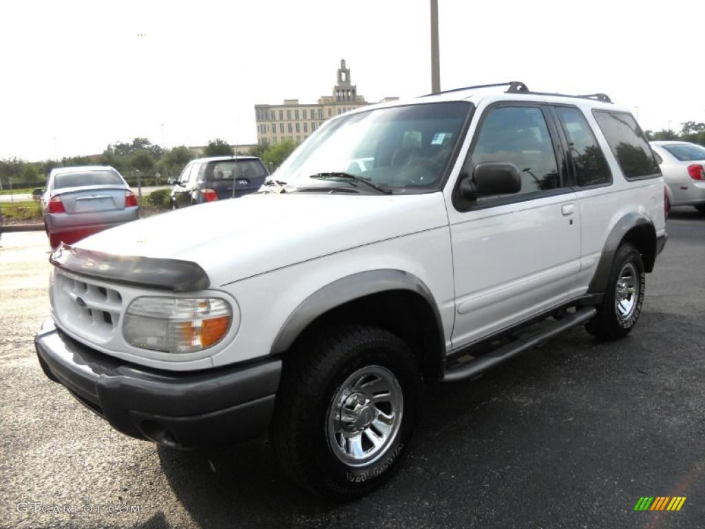 1999 Explorer Sport - Oxford White / Dark Graphite photo #1