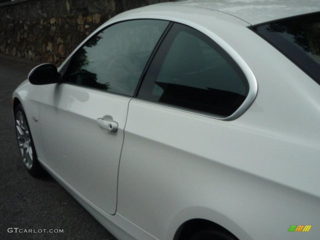 2007 3 Series 335i Coupe - Alpine White / Saddle Brown/Black photo #15
