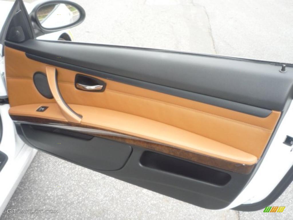 2007 3 Series 335i Coupe - Alpine White / Saddle Brown/Black photo #17