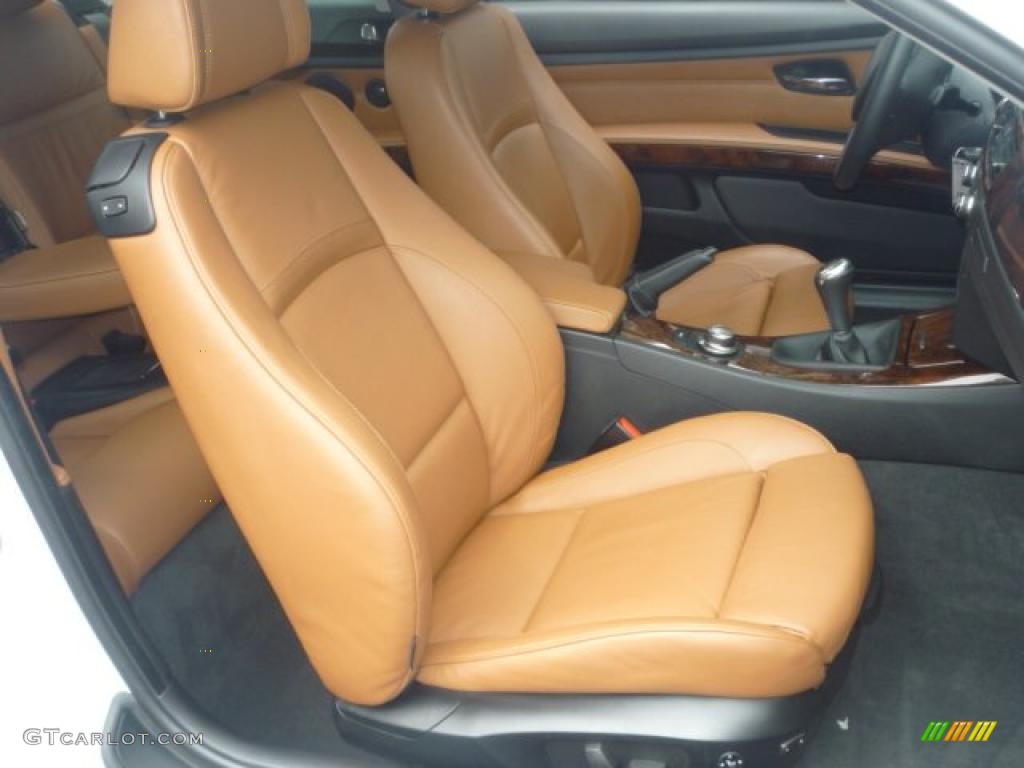 2007 3 Series 335i Coupe - Alpine White / Saddle Brown/Black photo #18