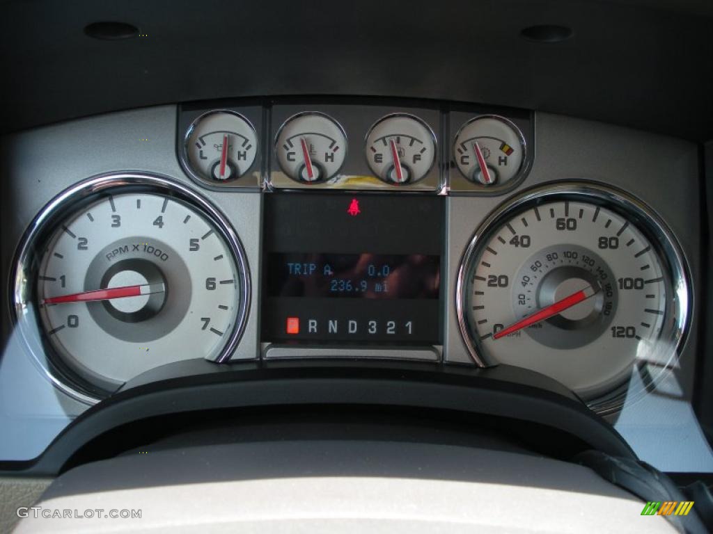2010 F150 Lariat SuperCab - Dark Blue Pearl Metallic / Tan photo #8