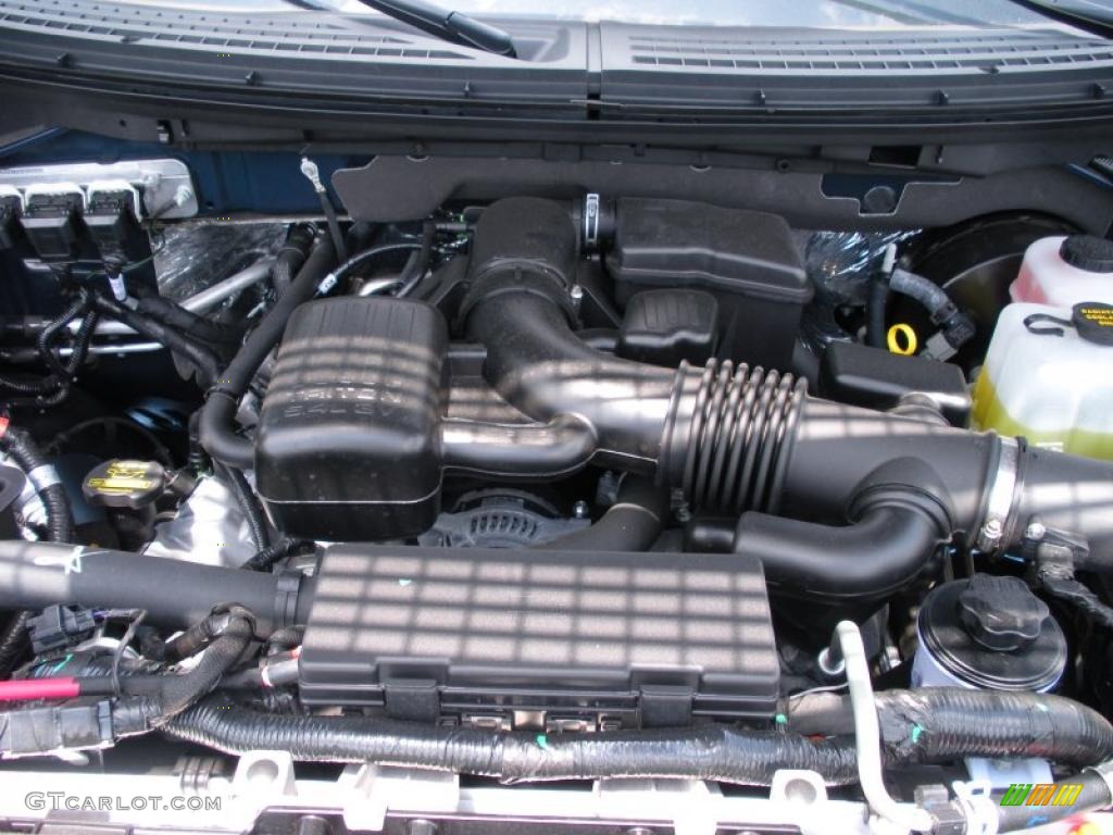2010 F150 Lariat SuperCab - Dark Blue Pearl Metallic / Tan photo #11