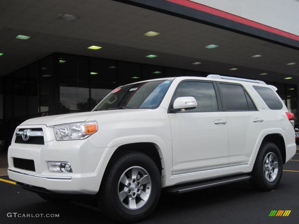 2010 4Runner SR5 - Blizzard White Pearl / Sand Beige photo #1