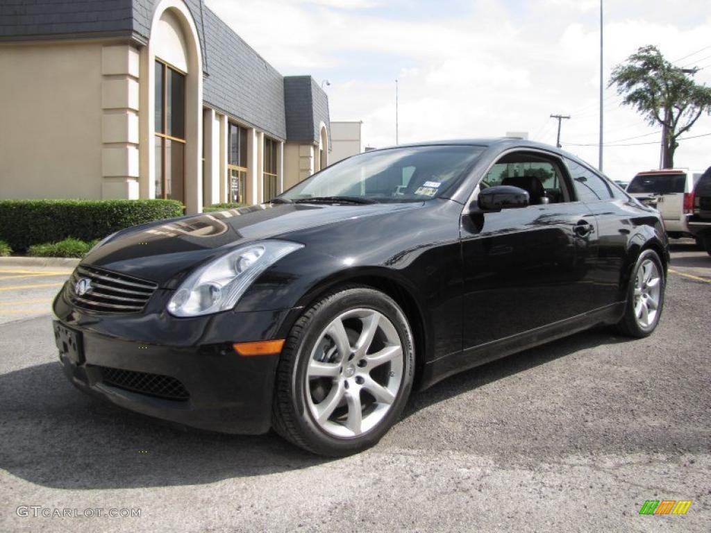 Black Obsidian 2007 Infiniti G 35 Coupe Exterior Photo #29907384