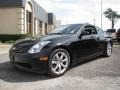 Black Obsidian 2007 Infiniti G 35 Coupe Exterior