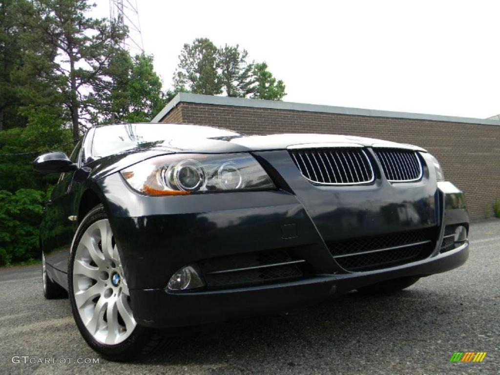 2006 3 Series 330i Sedan - Monaco Blue Metallic / Natural Brown photo #2