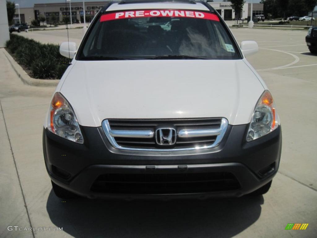 2003 CR-V EX 4WD - Taffeta White / Gray photo #5