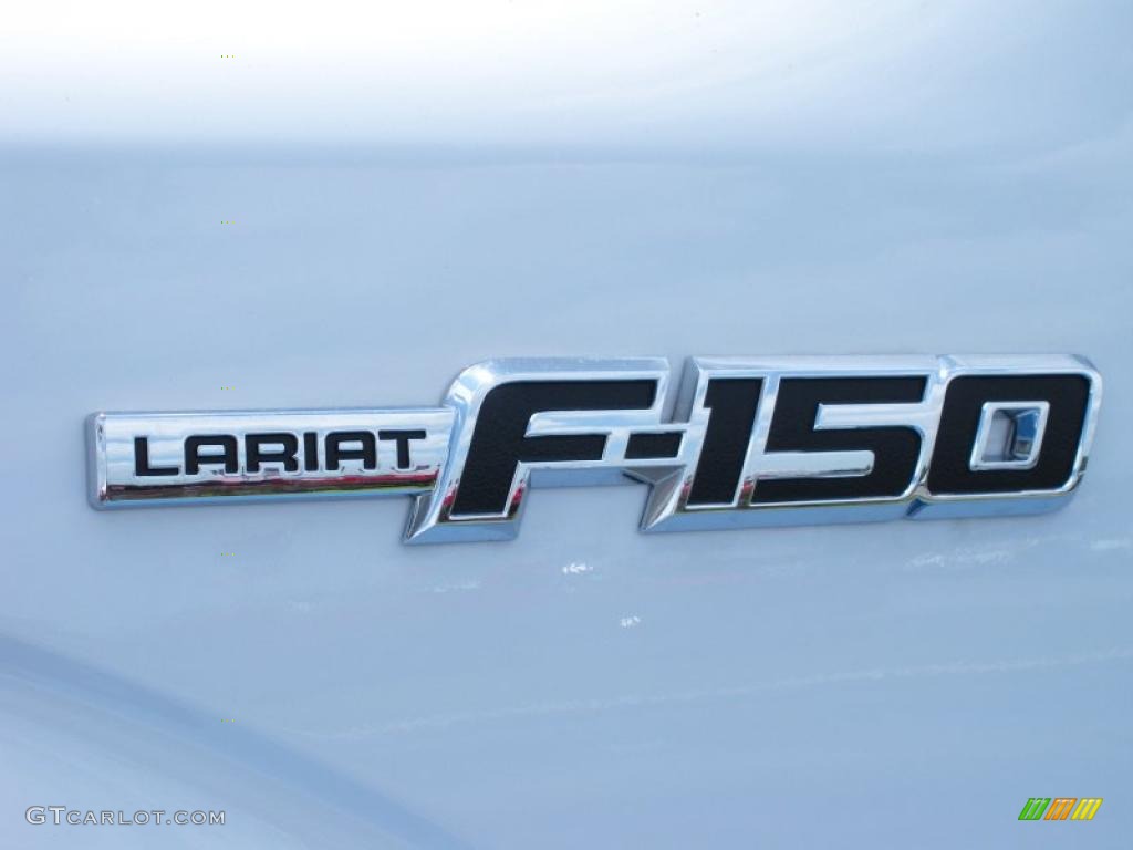 2010 F150 Lariat SuperCrew - Oxford White / Tan photo #4
