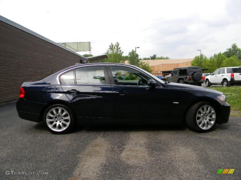 2006 3 Series 330i Sedan - Monaco Blue Metallic / Natural Brown photo #9