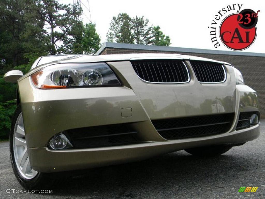 2006 3 Series 325i Sedan - Sonora Metallic / Beige photo #1