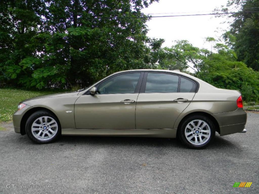2006 3 Series 325i Sedan - Sonora Metallic / Beige photo #5