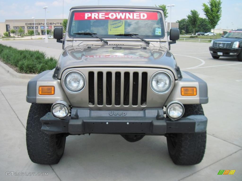 2005 Wrangler Rubicon 4x4 - Light Khaki Metallic / Dark Slate Gray photo #5