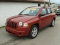 2008 Inferno Red Crystal Pearl Jeep Compass Sport  photo #1