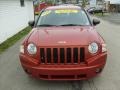 2008 Inferno Red Crystal Pearl Jeep Compass Sport  photo #7