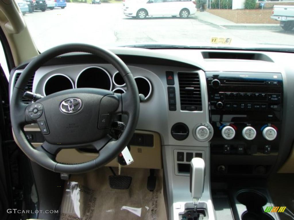 2007 Tundra Limited Double Cab 4x4 - Timberland Mica / Beige photo #16