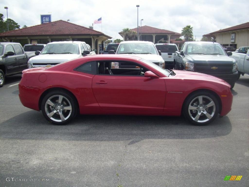 2010 Camaro LT/RS Coupe - Victory Red / Black photo #1