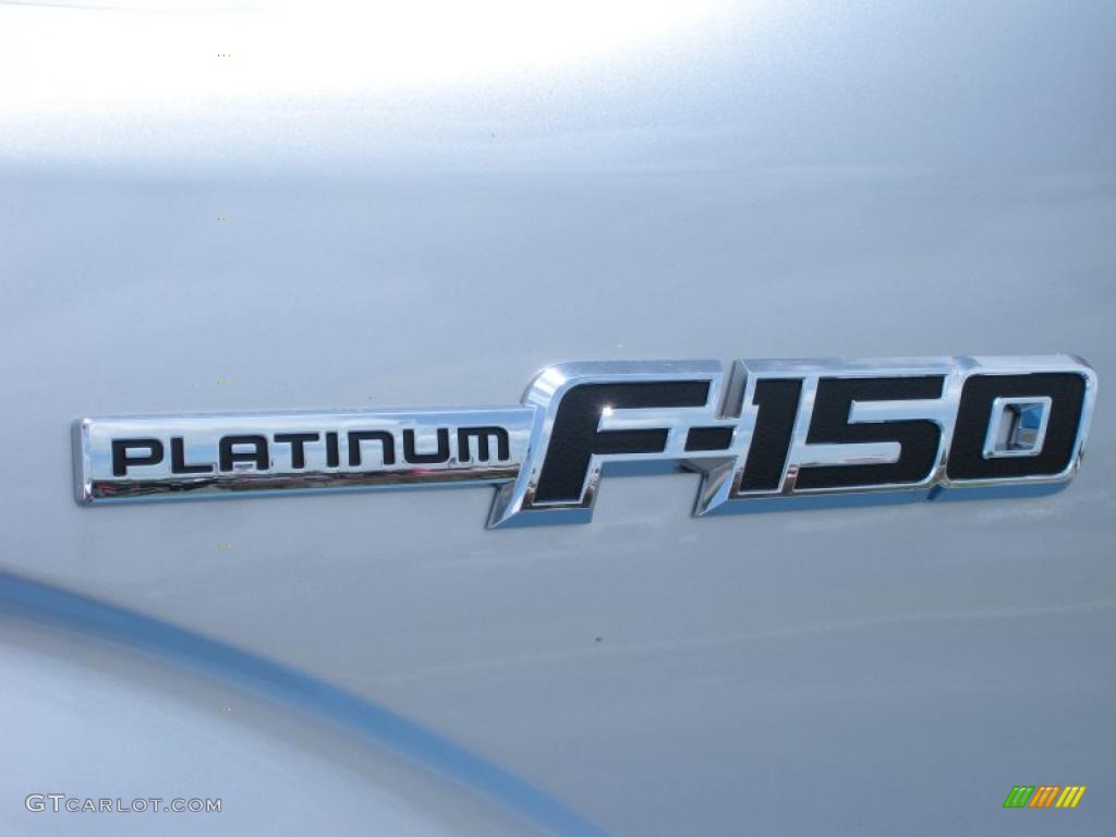 2010 F150 Platinum SuperCrew - Ingot Silver Metallic / Medium Stone Leather/Sienna Brown photo #4