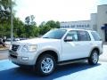 2010 White Platinum Tri-Coat Ford Explorer Eddie Bauer  photo #1