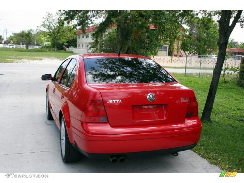 2003 Jetta GLS 1.8T Sedan - Tornado Red / Beige photo #6