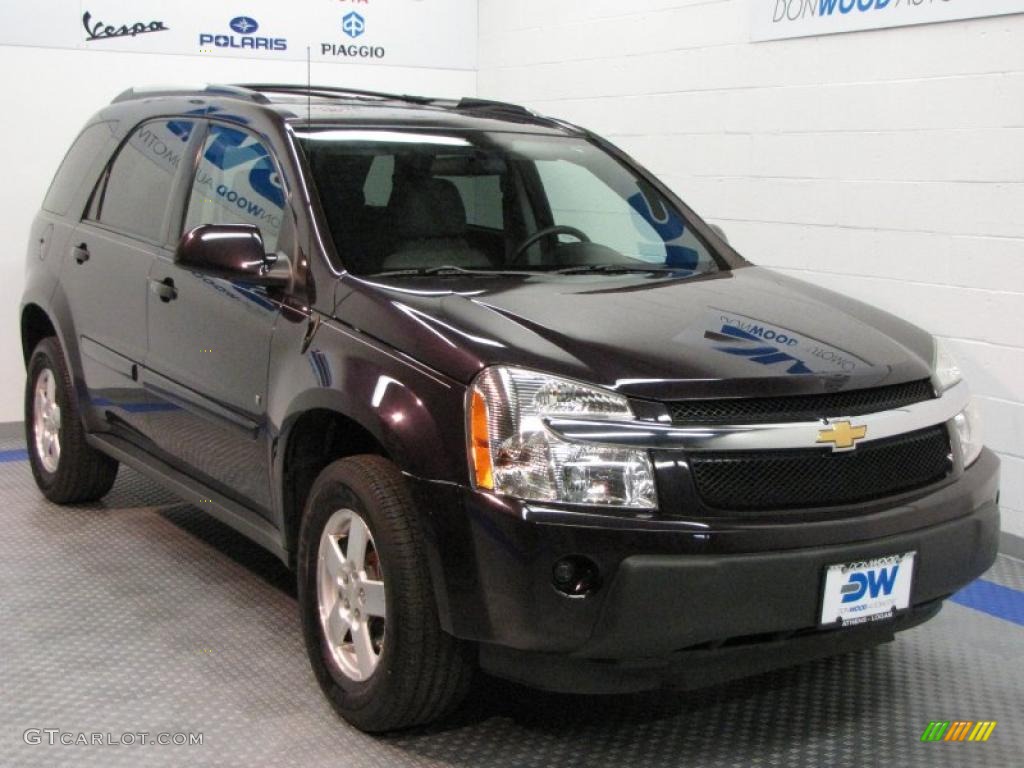 2006 Equinox LT AWD - Black Amethyst Metallic / Light Gray photo #1