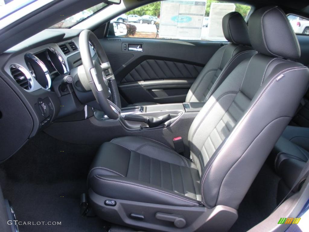 Charcoal Black Interior 2011 Ford Mustang GT Premium Coupe Photo #29915639