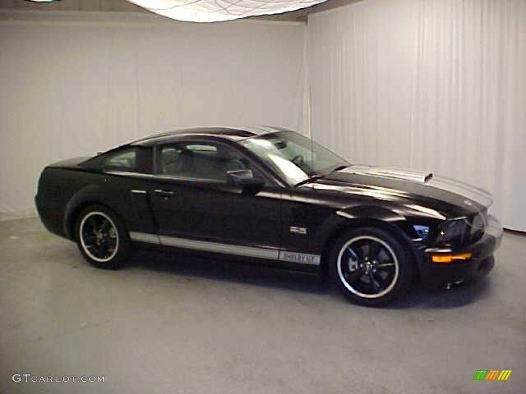 2007 Mustang GT Premium Coupe - Black / Light Graphite photo #1