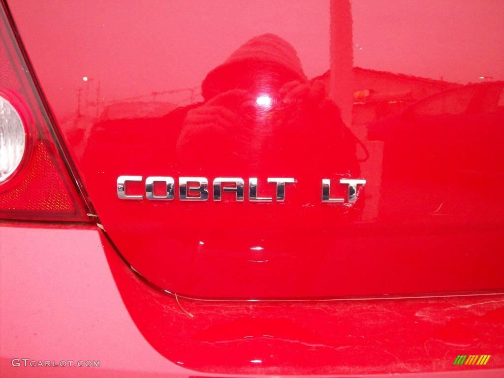 2007 Cobalt LT Sedan - Victory Red / Gray photo #6