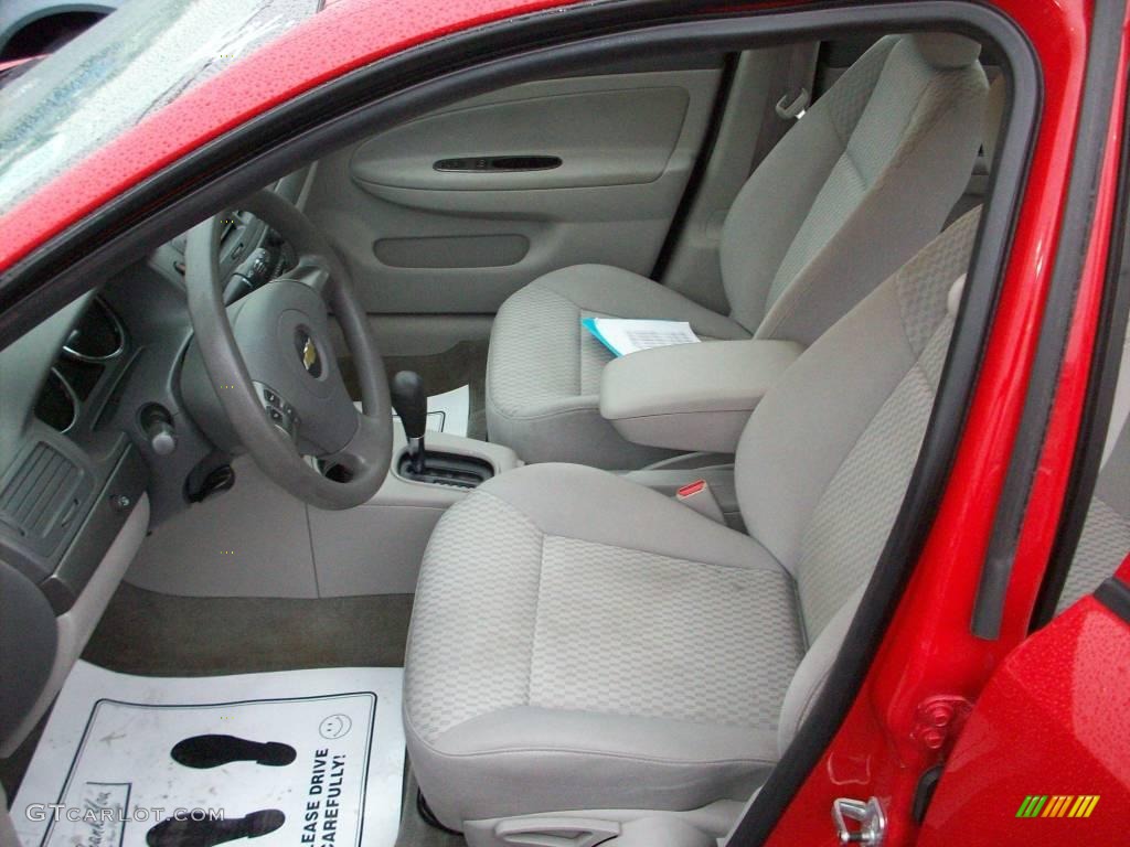 2007 Cobalt LT Sedan - Victory Red / Gray photo #10