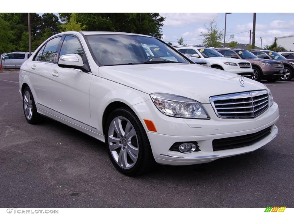 Arctic White Mercedes-Benz C