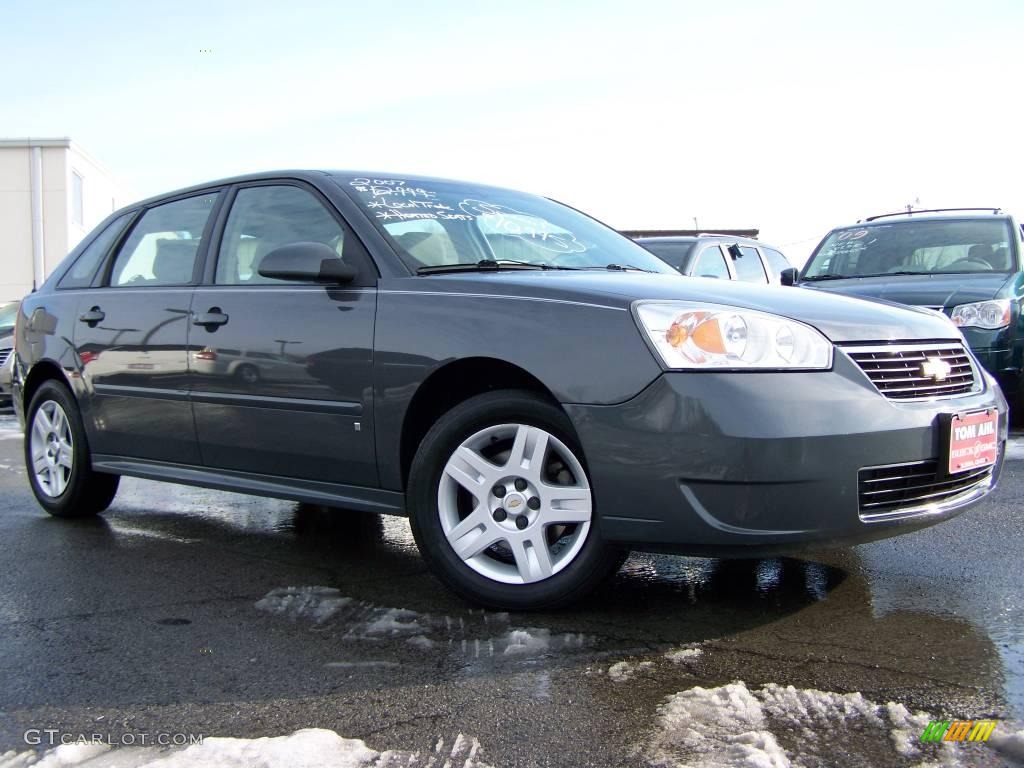 2007 Malibu Maxx LT Wagon - Dark Gray Metallic / Titanium Gray photo #8