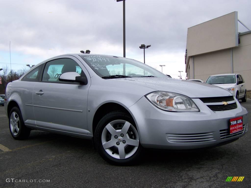 2008 Cobalt LT Coupe - Ultra Silver Metallic / Gray photo #6