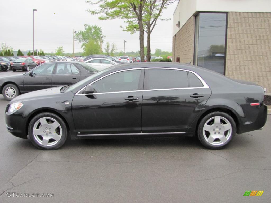 2008 Malibu LT Sedan - Black Granite Metallic / Ebony photo #10