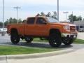 2010 Custom Orange GMC Sierra 2500HD Z71 Crew Cab 4x4  photo #3